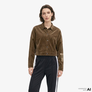  adidas Adibreak Jacket Kadın Haki Ceket