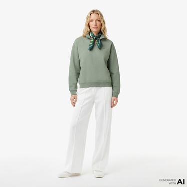  Heavy Fleece Zipper Neck Sweatshirt