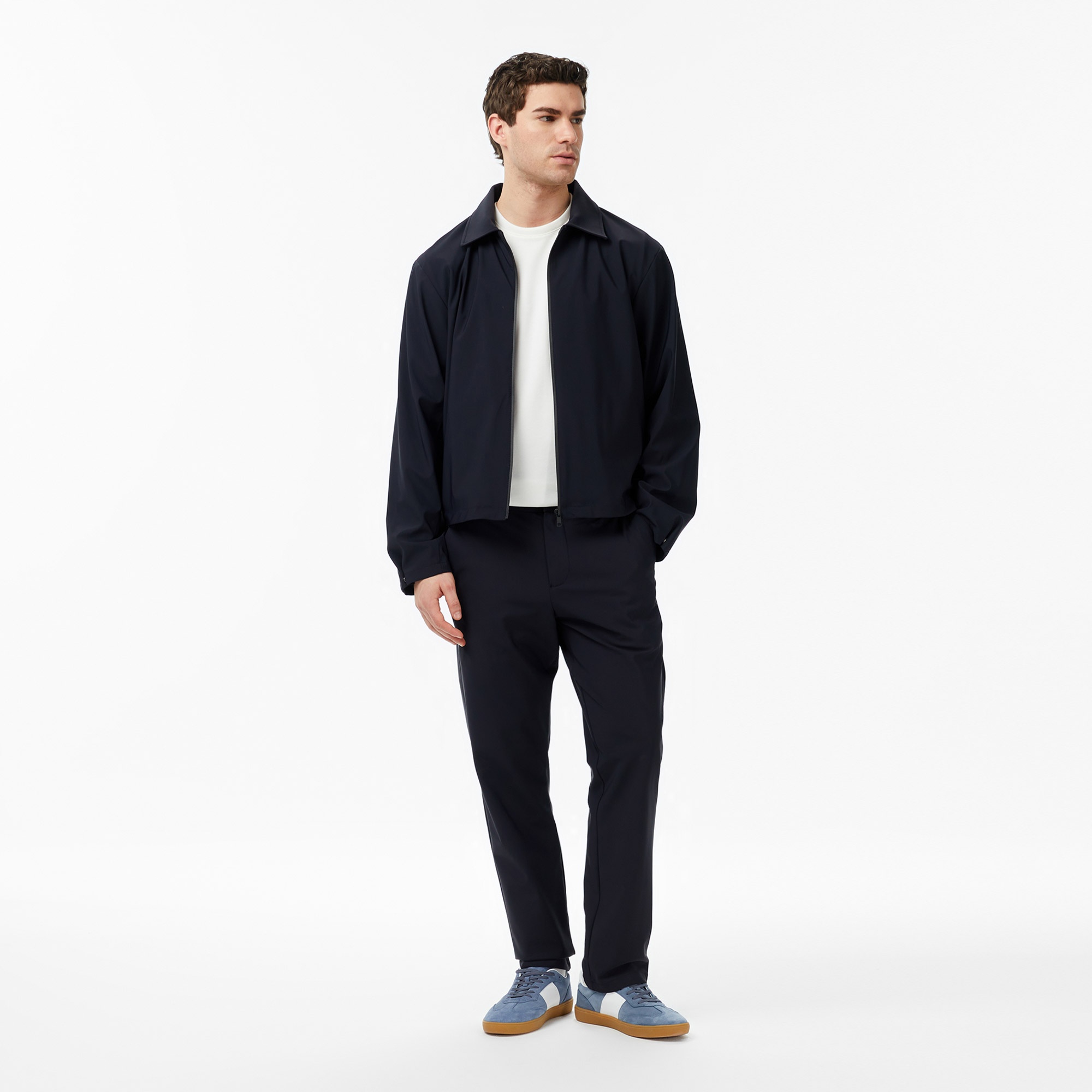 Nautica Erkek Lacivert Regular Fit Su İtici Pantolon