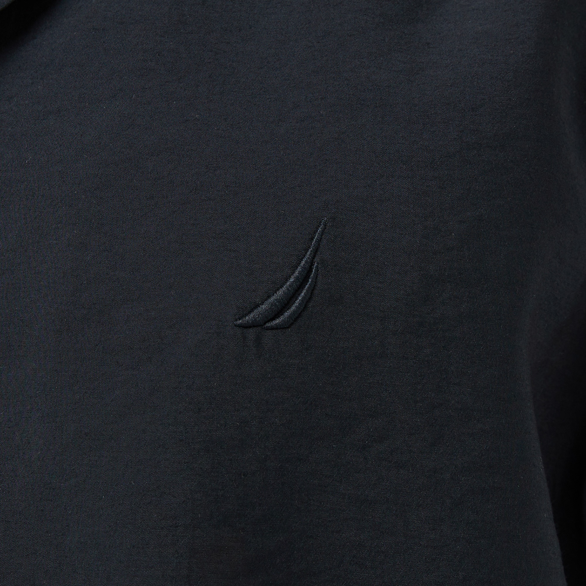 Nautica Erkek Siyah Regular Fit Kısa Kollu Gömlek