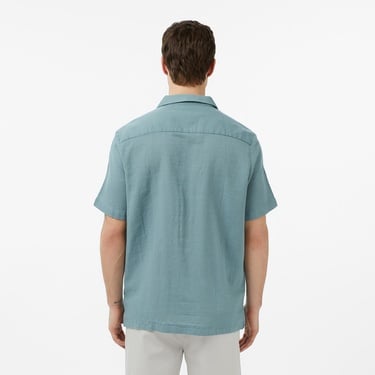  Nautica Erkek Yeşil Regular Fit Kısa Kollu Gömlek