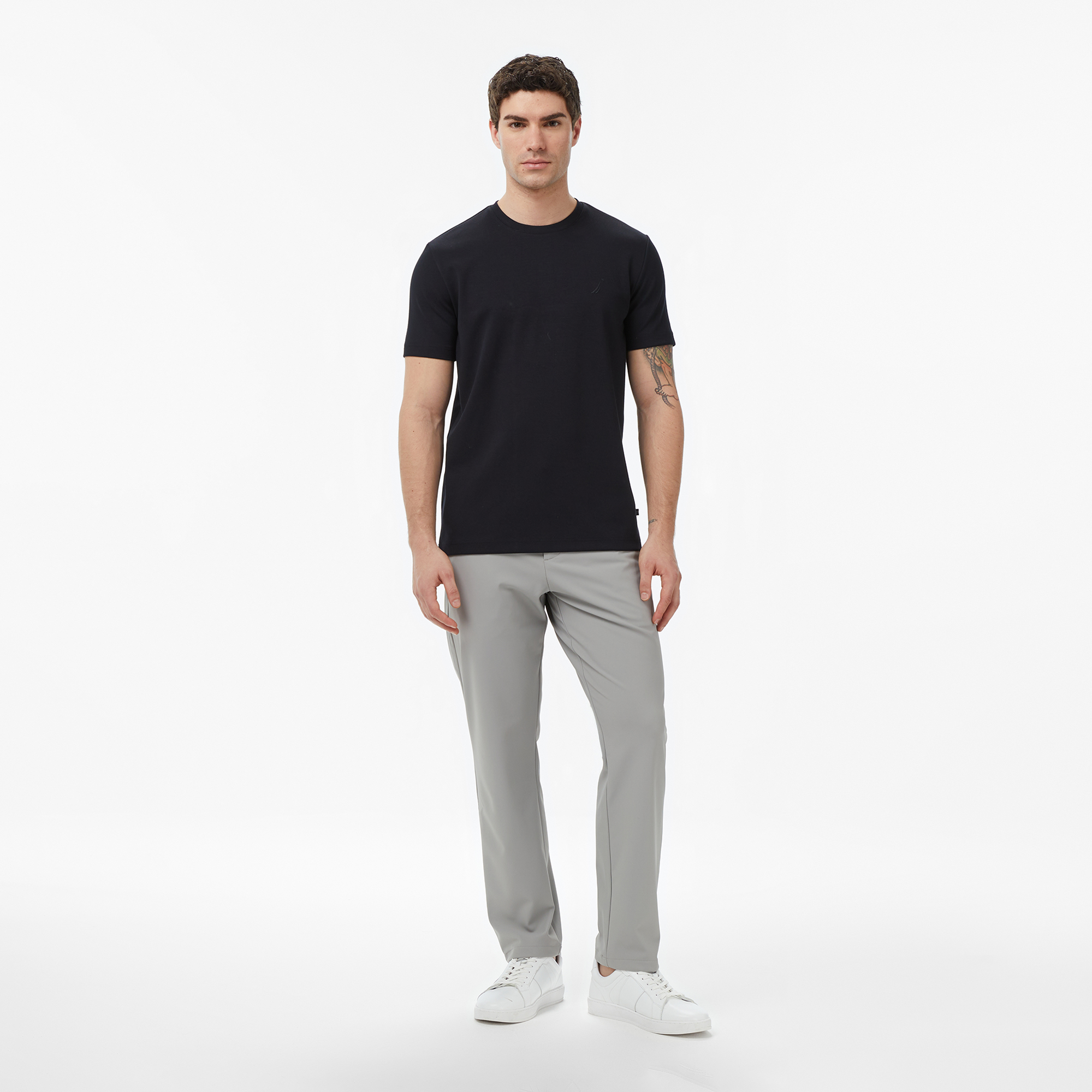  Nautica Erkek Siyah Regular Fit T-Shirt