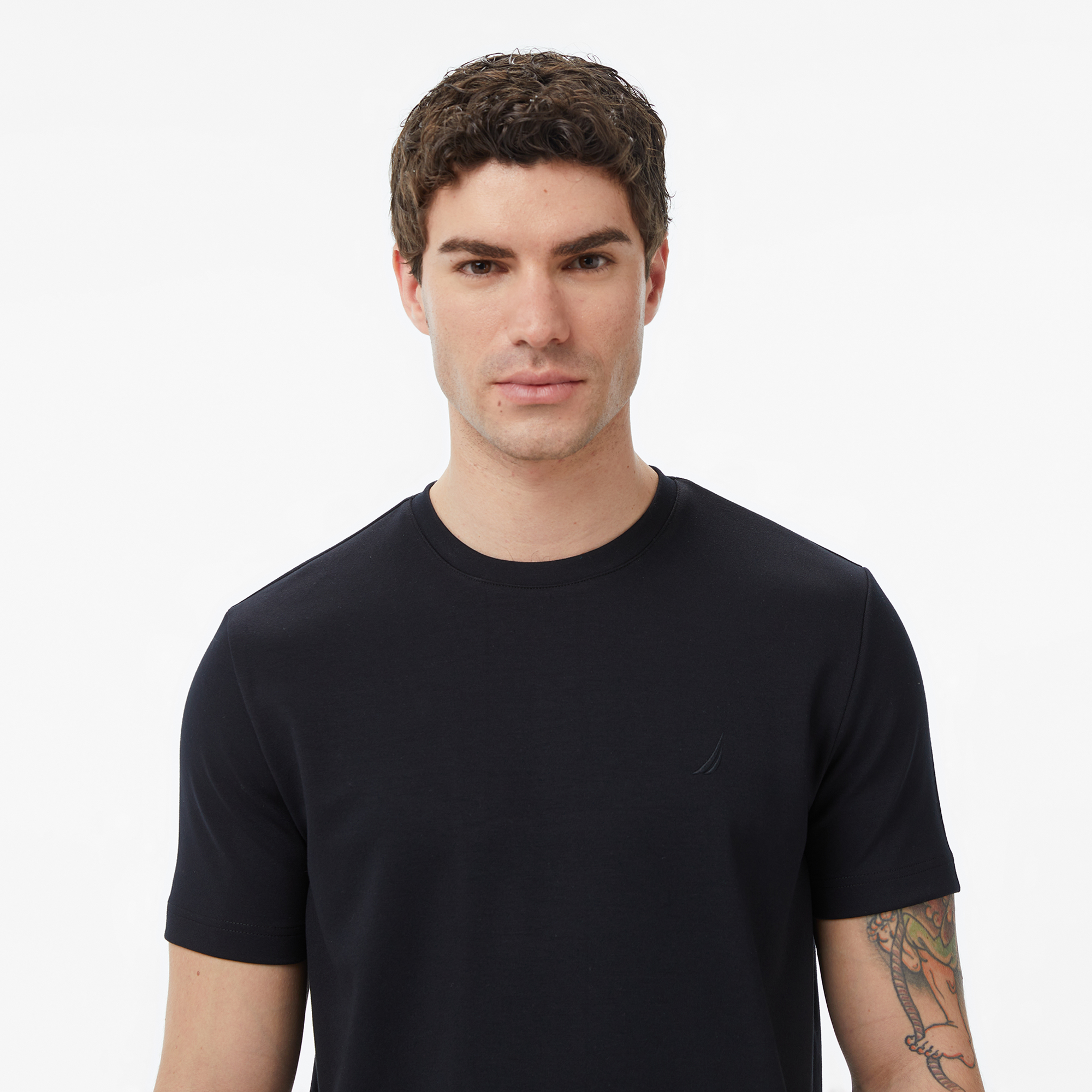  Nautica Erkek Siyah Regular Fit T-Shirt