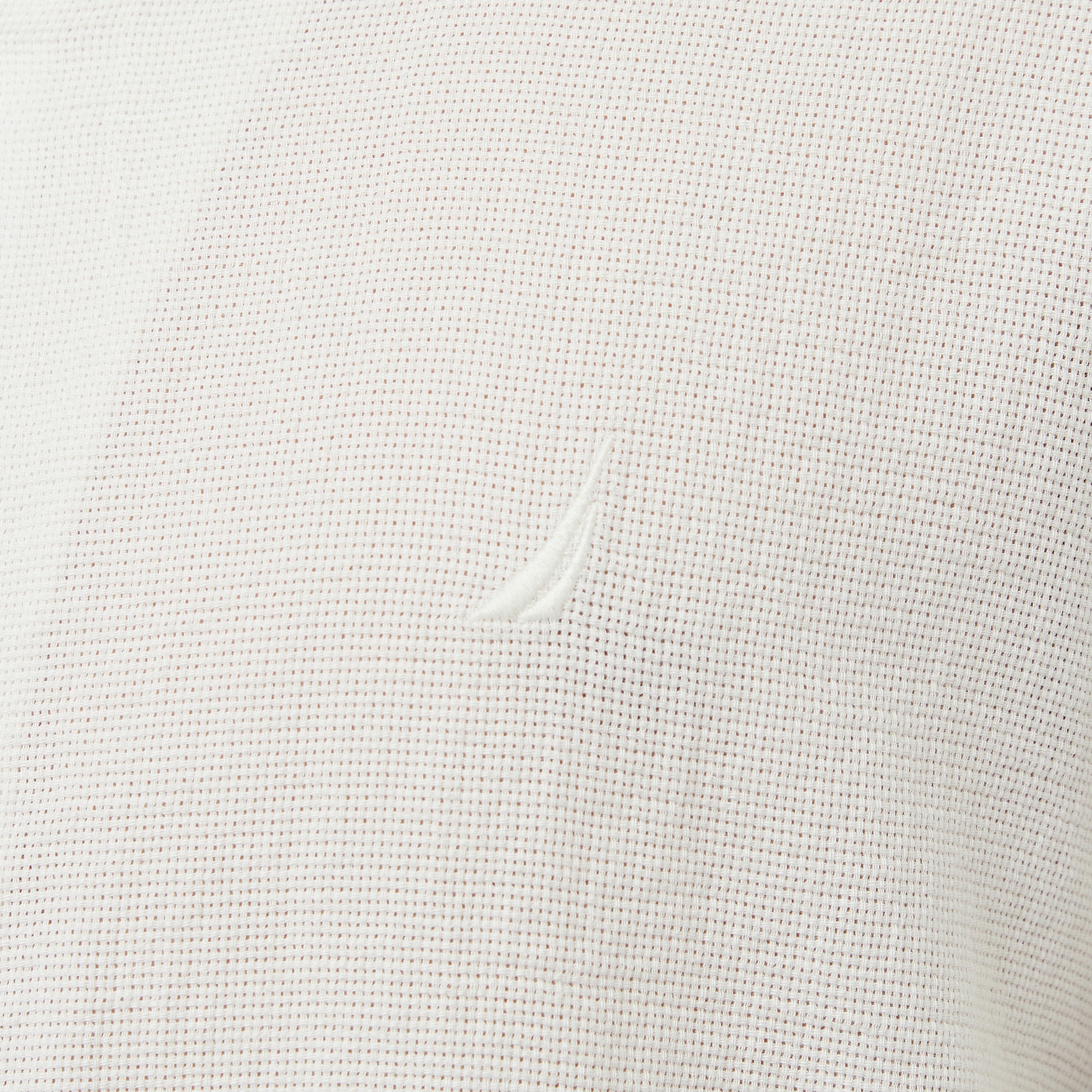 Nautica Erkek Krem Regular Fit Kısa Kollu Gömlek