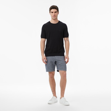 Nautica Erkek Siyah Regular Fit Kısa Kollu Triko