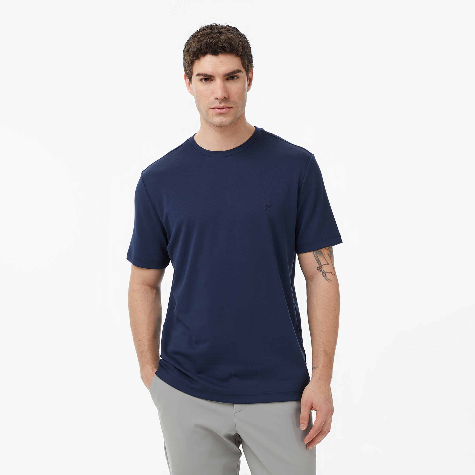  Nautica Erkek Lacivert Regular Fit T-Shirt