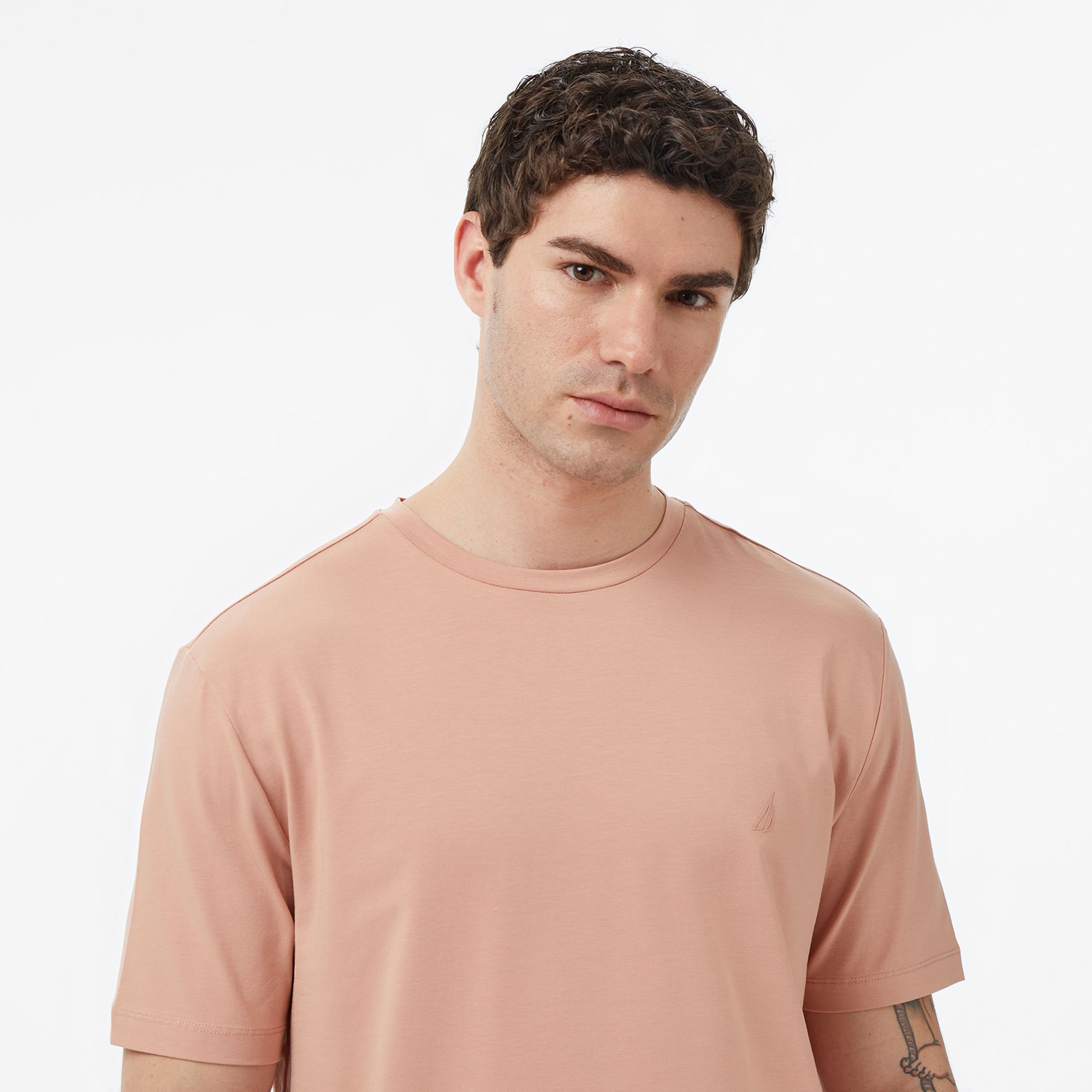  Nautica Erkek Turuncu Regular Fit T-Shirt