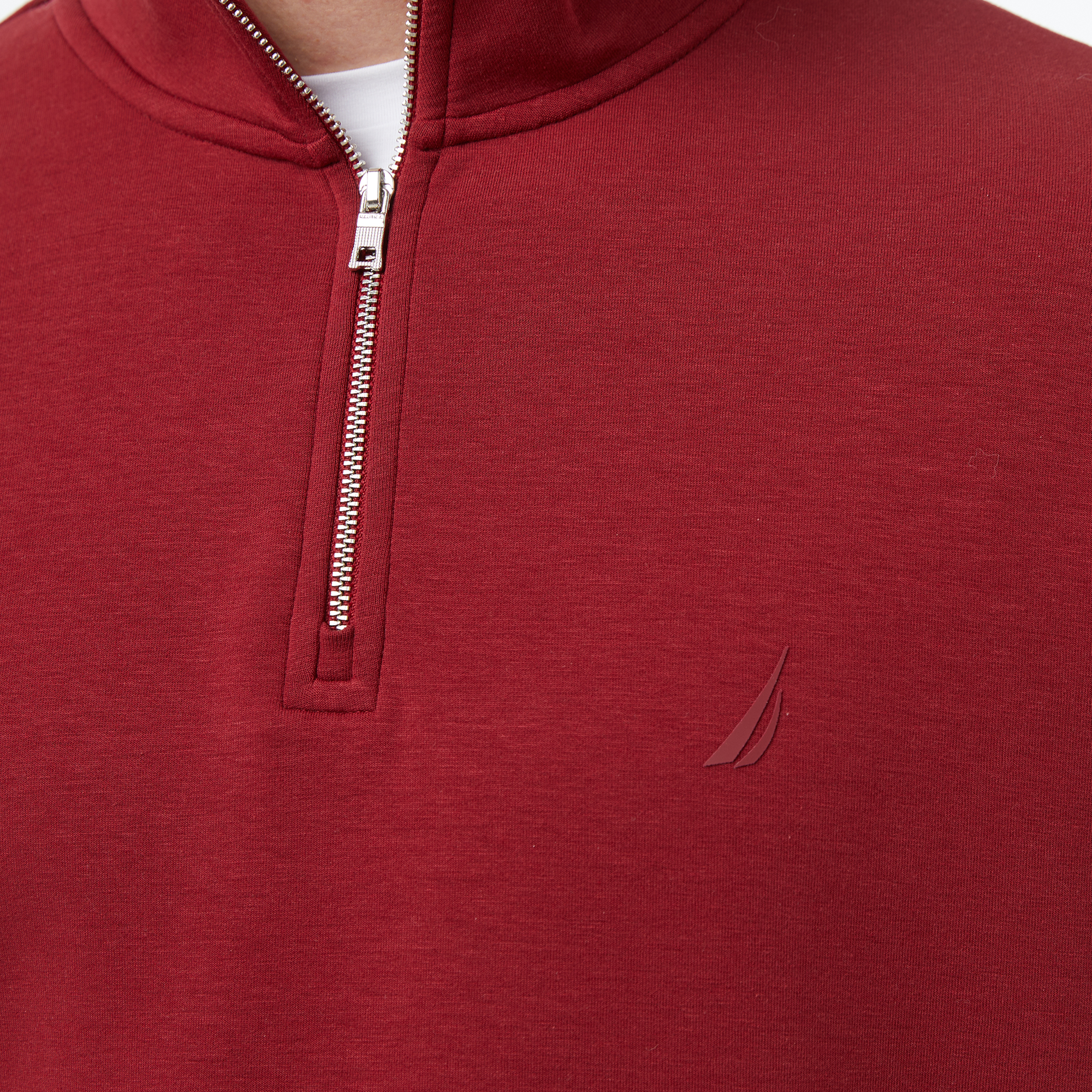  Nautica Erkek Bordo Regular Fit Dik Yaka Sweatshirt