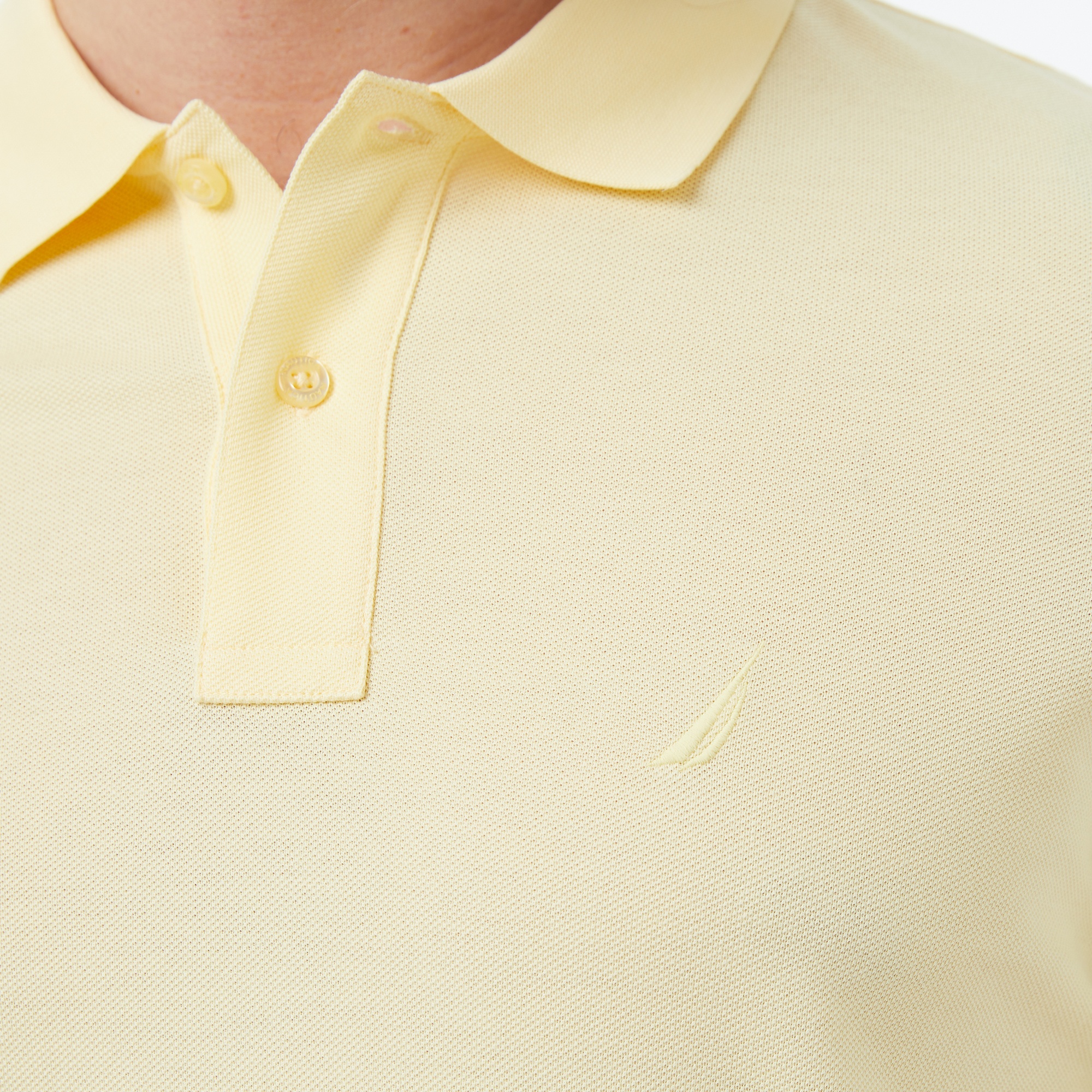 Nautica Erkek Sarı Regular Fit Polo Yaka T-Shirt