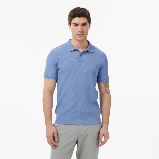  Nautica Erkek Mavi Slim Fit Polo Yaka T-Shirt