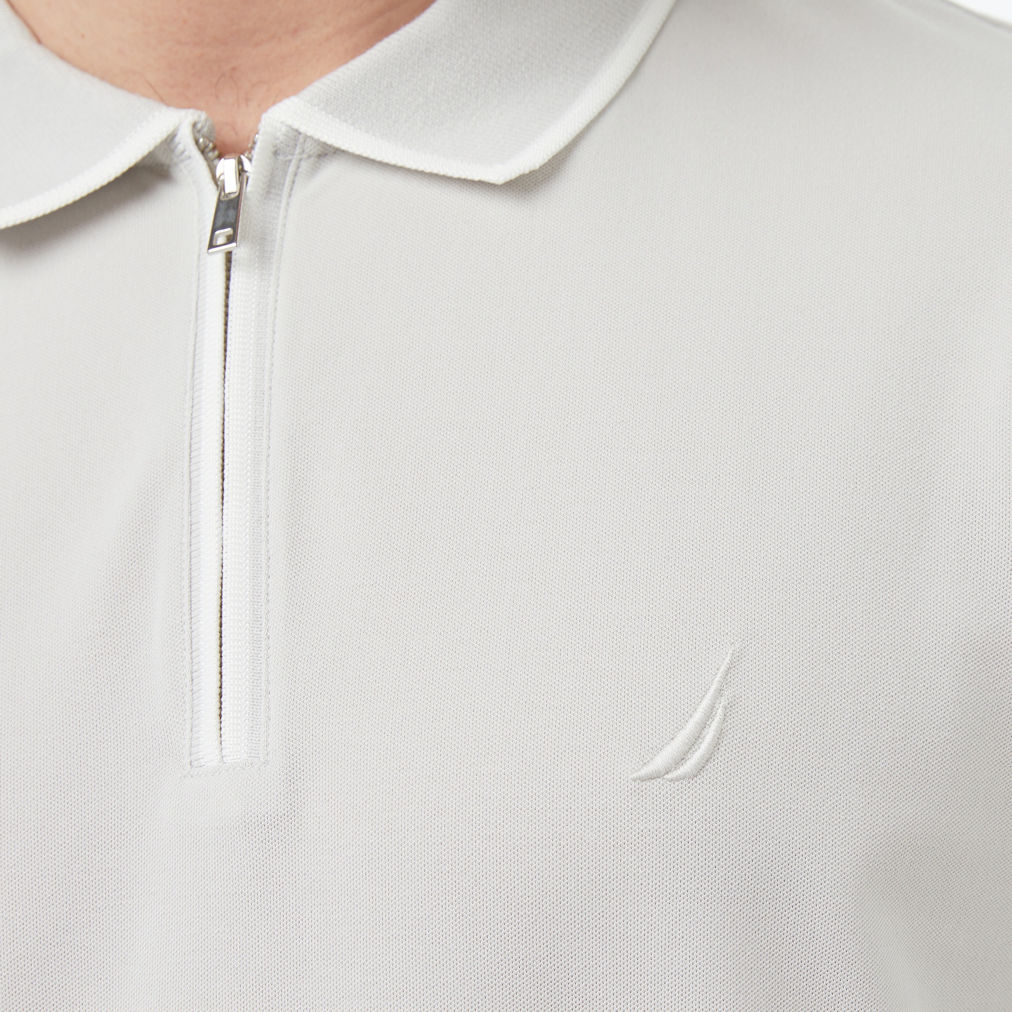 Nautica Erkek Gri Regular Fit Polo Yaka T-Shirt