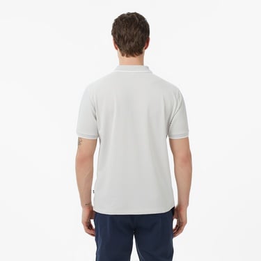  Nautica Erkek Gri Regular Fit Polo Yaka T-Shirt
