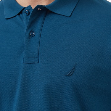  Nautica Erkek Mavi Regular Fit Polo Yaka T-Shirt