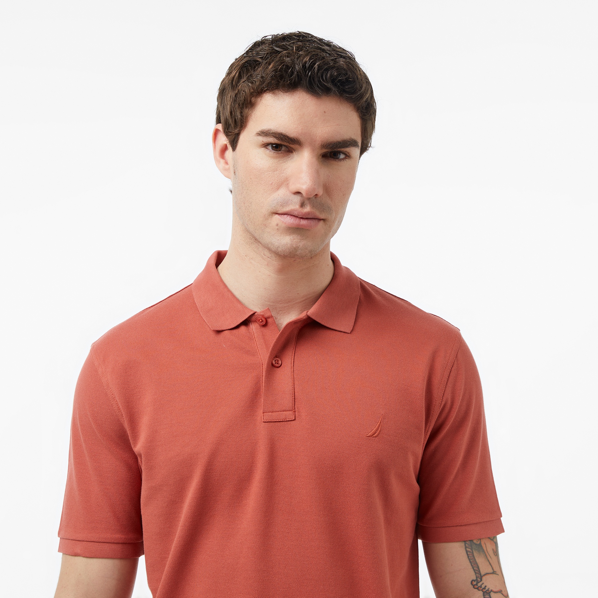 Nautica Erkek Kırmızı Regular Fit Polo Yaka T-Shirt