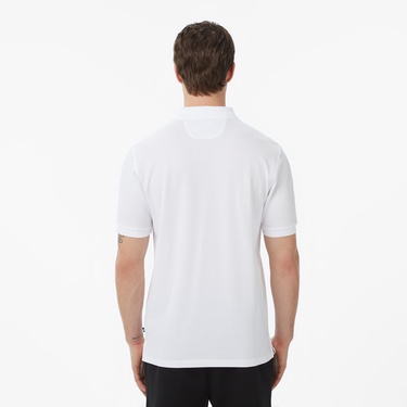  Nautica Erkek Beyaz Regular Fit Polo Yaka T-Shirt