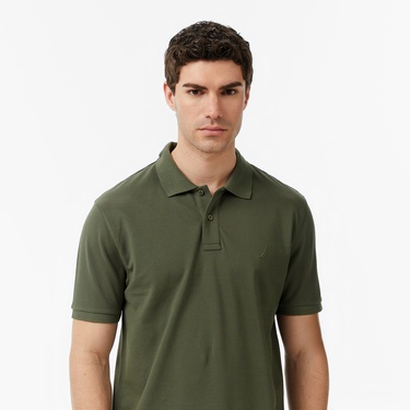  Nautica Erkek Yeşil Regular Fit Polo Yaka T-Shirt