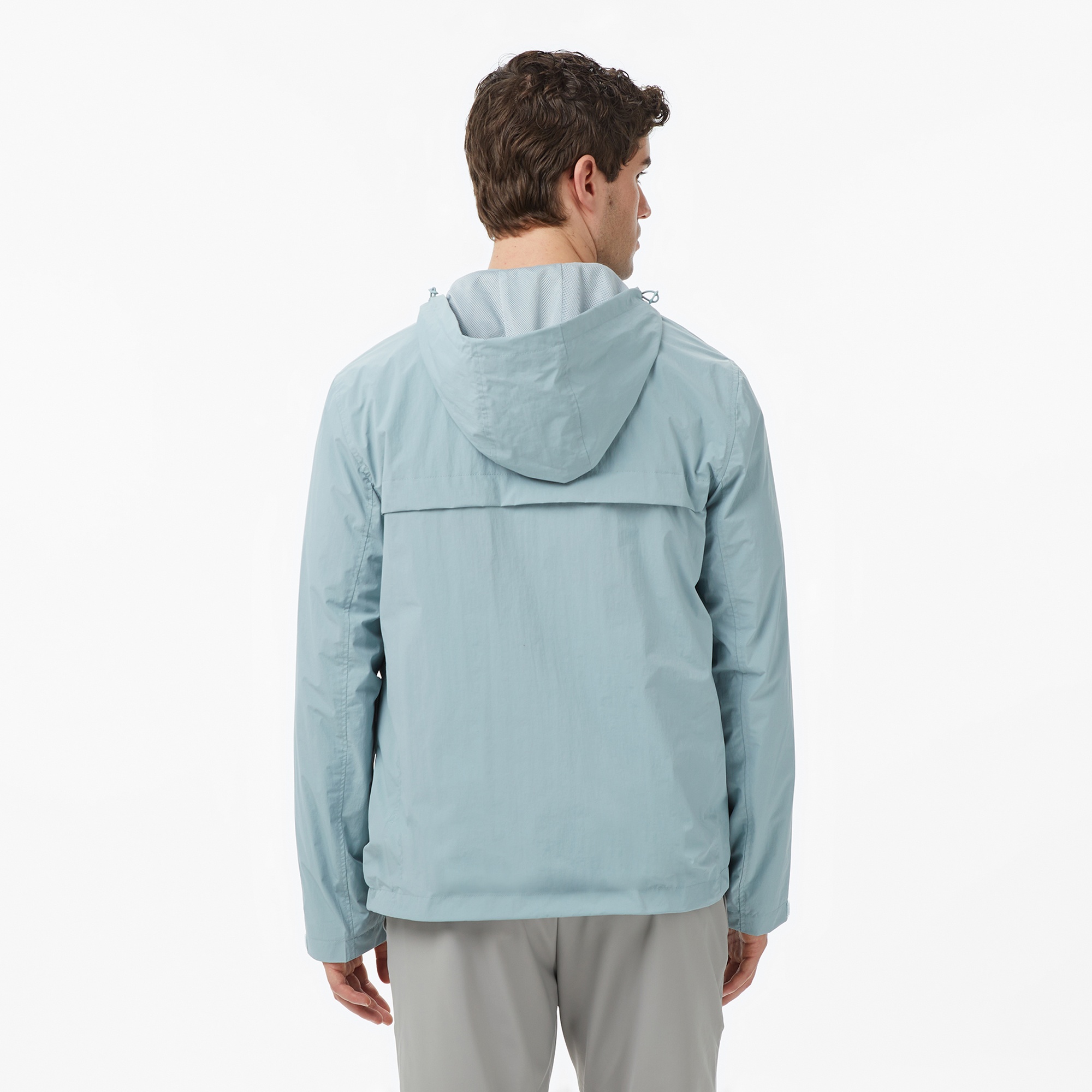 Nautica Erkek Yeşil Regular Fit ik Yaka Gizli Kapüşonlu Su İtici Mont