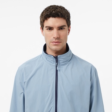  Nautica Erkek Lacivert Regular Fit Dik Yaka Çift Taraflı Su İtici Mont