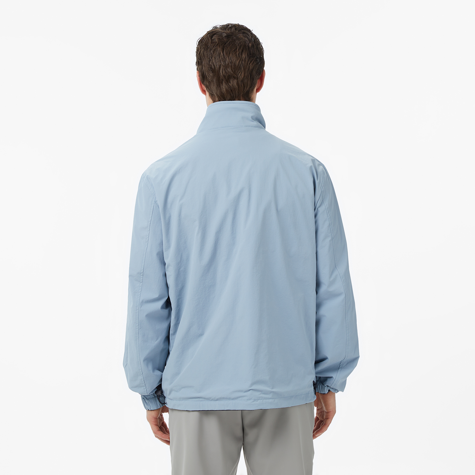 Nautica Erkek Lacivert Regular Fit Dik Yaka Çift Taraflı Su İtici Mont