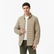 Nautica Erkek Bej Regular Fit Dik Yaka Su İtici Kaz Tüyü Mont