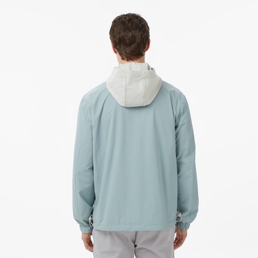  Nautica Erkek Gri Regular Fit Dik Yaka Çift Taraflı Su İtici Mont