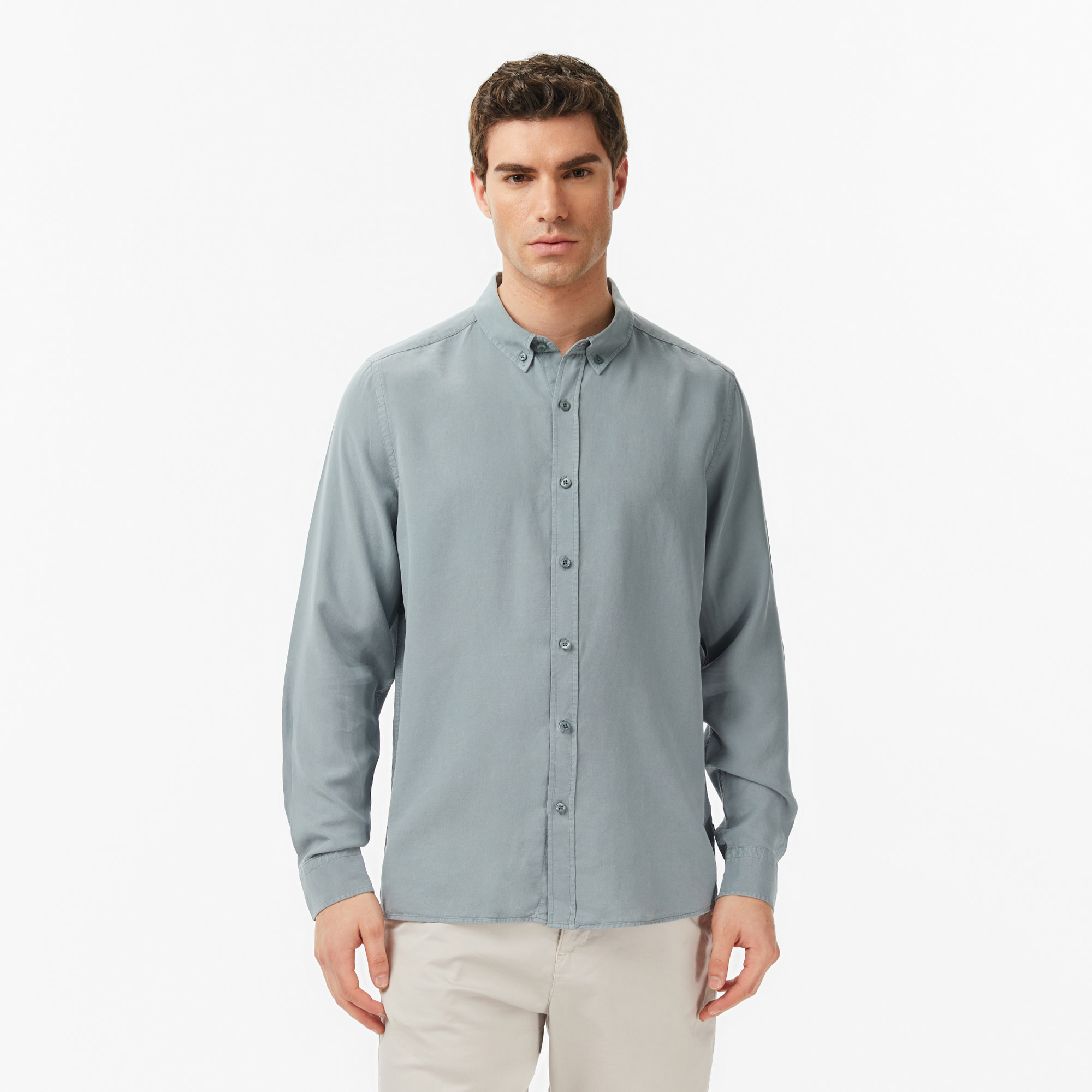  Nautica Erkek Yeşil Regular Fit Gömlek