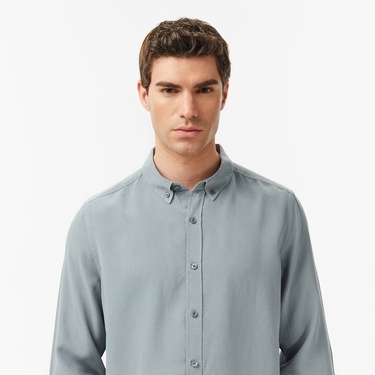  Nautica Erkek Yeşil Regular Fit Gömlek