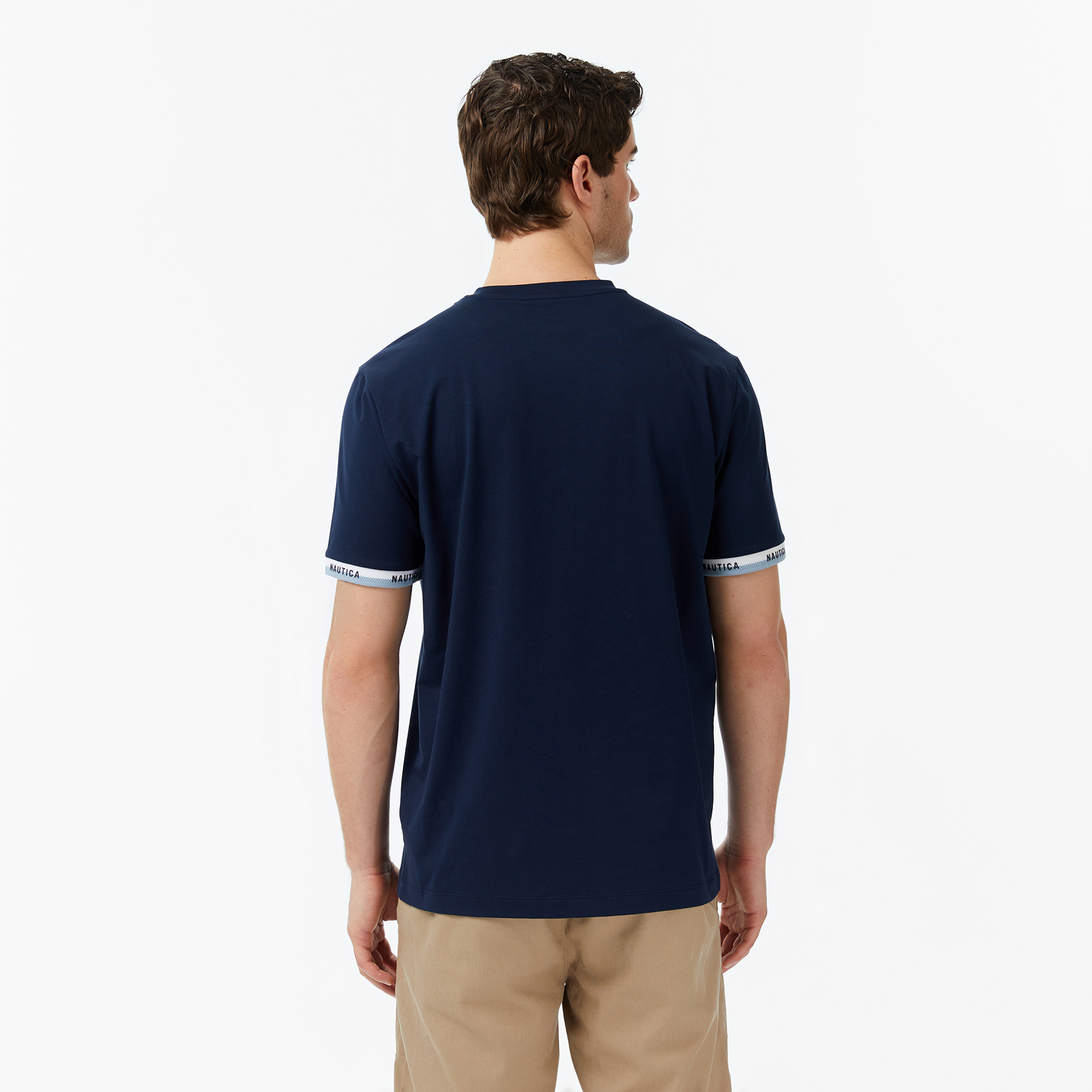  Nautica Erkek Lacivert Regular Fit T-Shirt