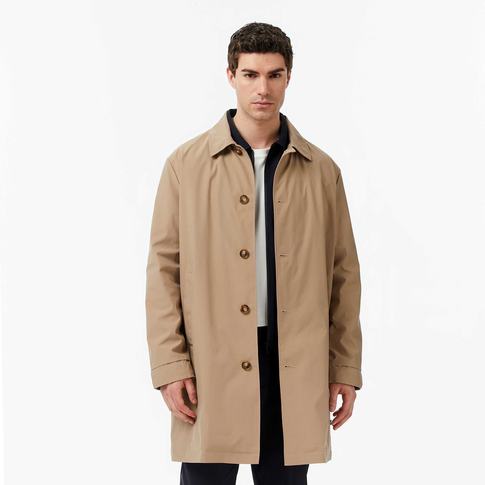 Nautica Erkek Bej Regular Fit Su İtici Ceket