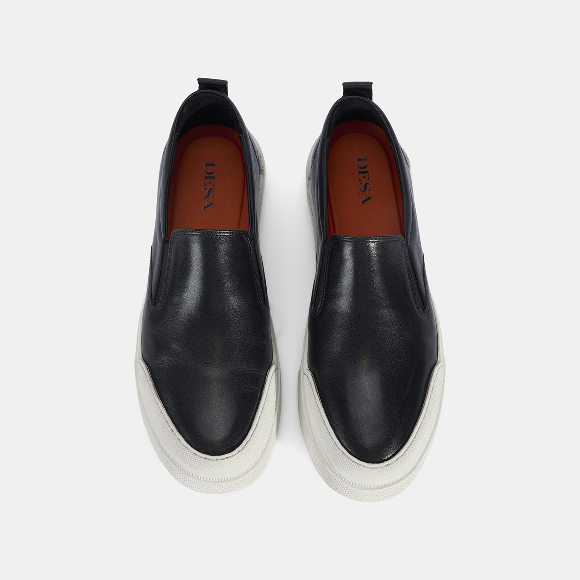 Erkek Siyah Deri Loafer