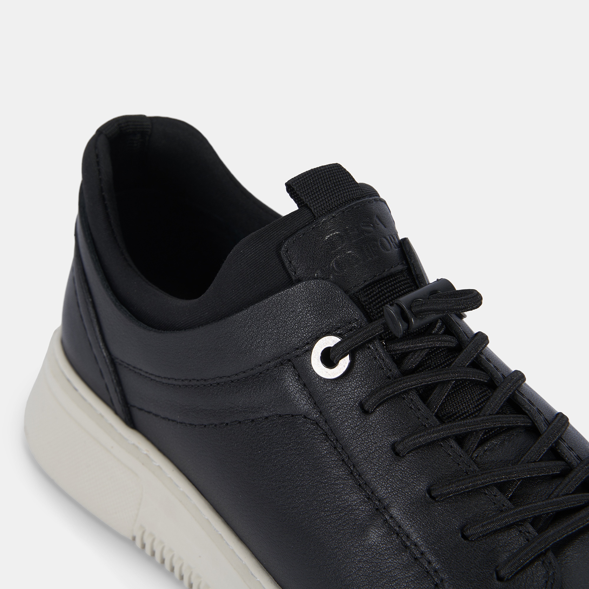 Erkek Siyah DesaComfort Deri Sneaker