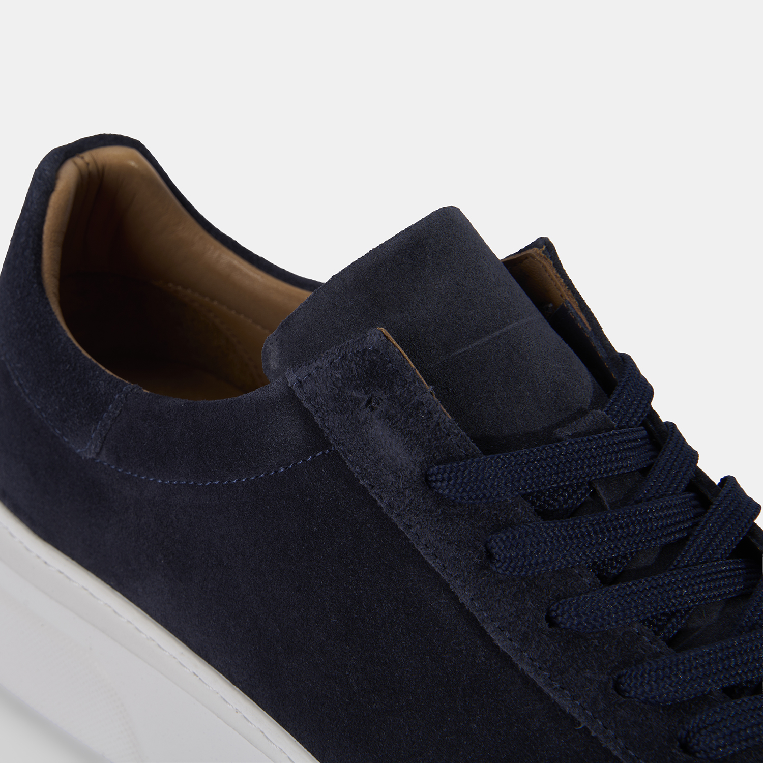  Erkek Lacivert Bağcıklı Deri Günlük Ayakkabı