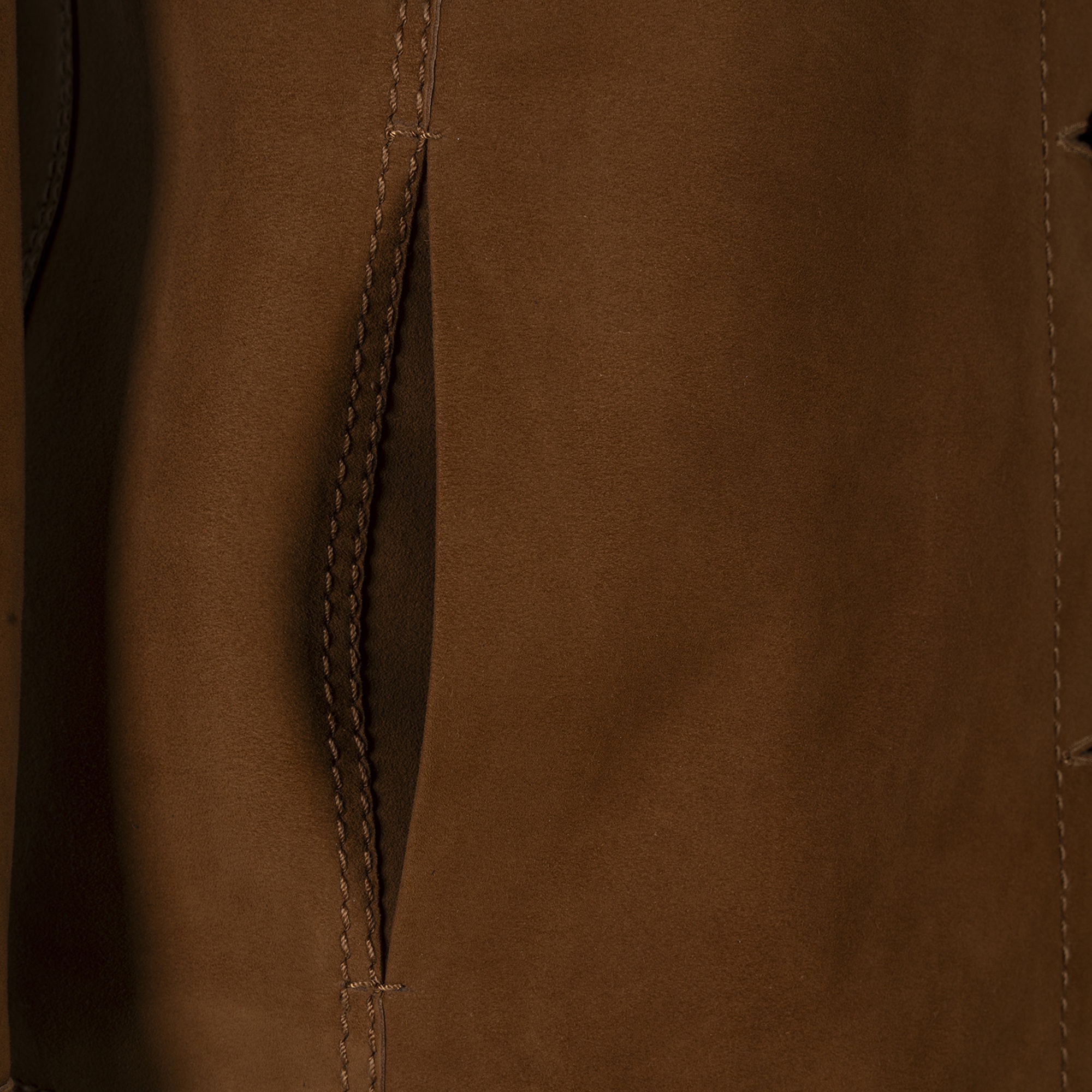 Kadın Taba Gömlek Yakalı Düğmeli Süet Ceket