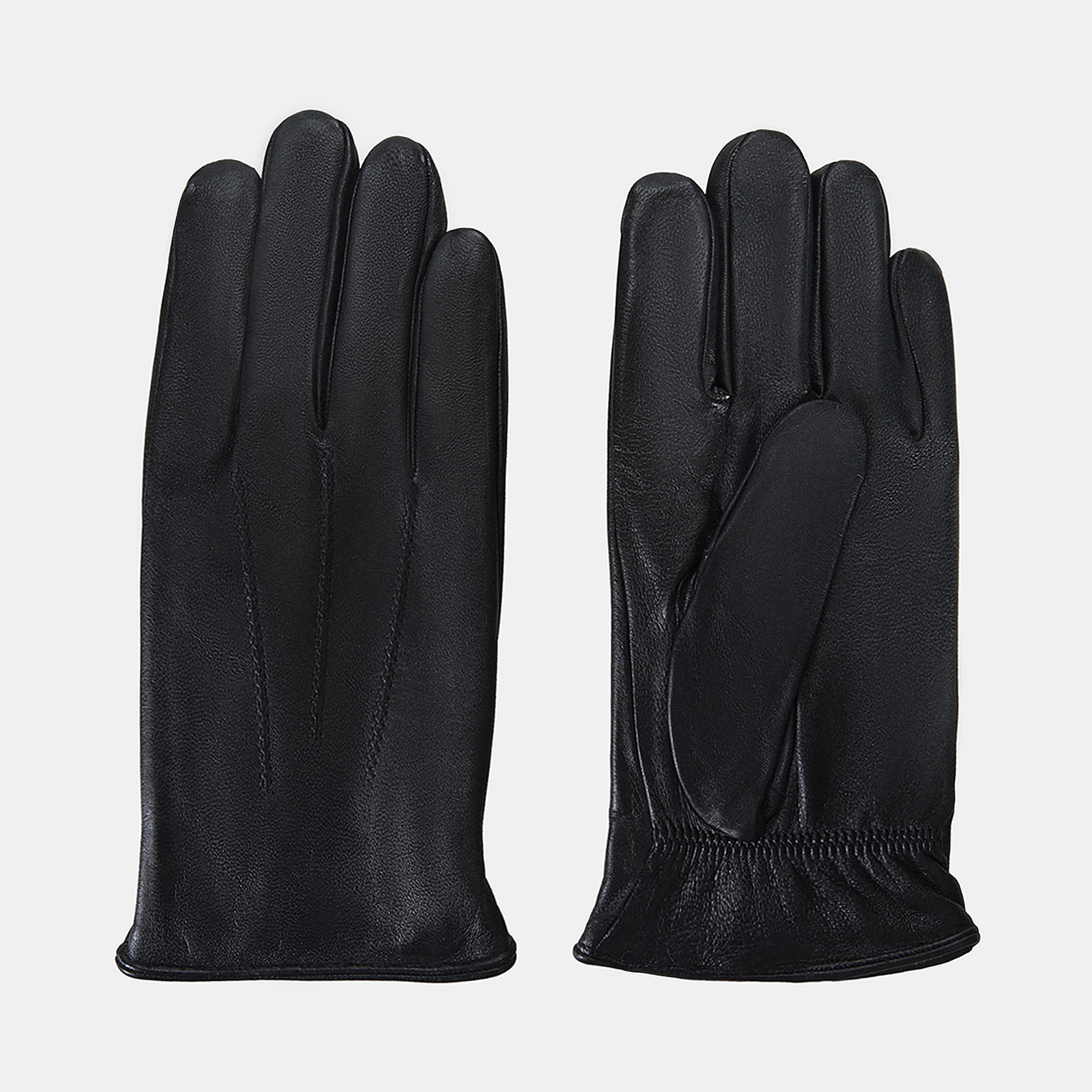 Erkek Siyah Deri Eldiven