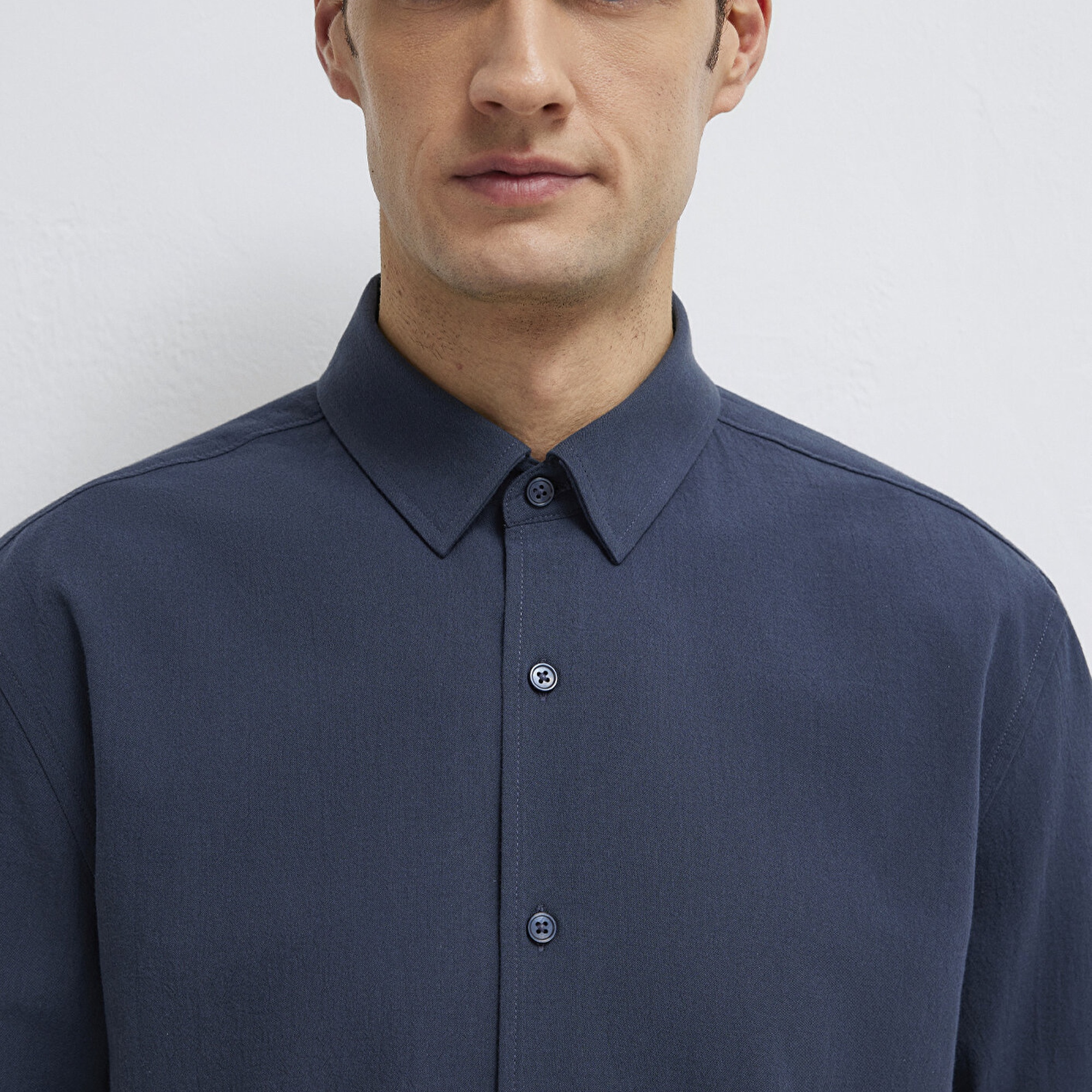 Mavi Lacivert Gömlek Regular Fit / Normal Kesim 0211554-87822