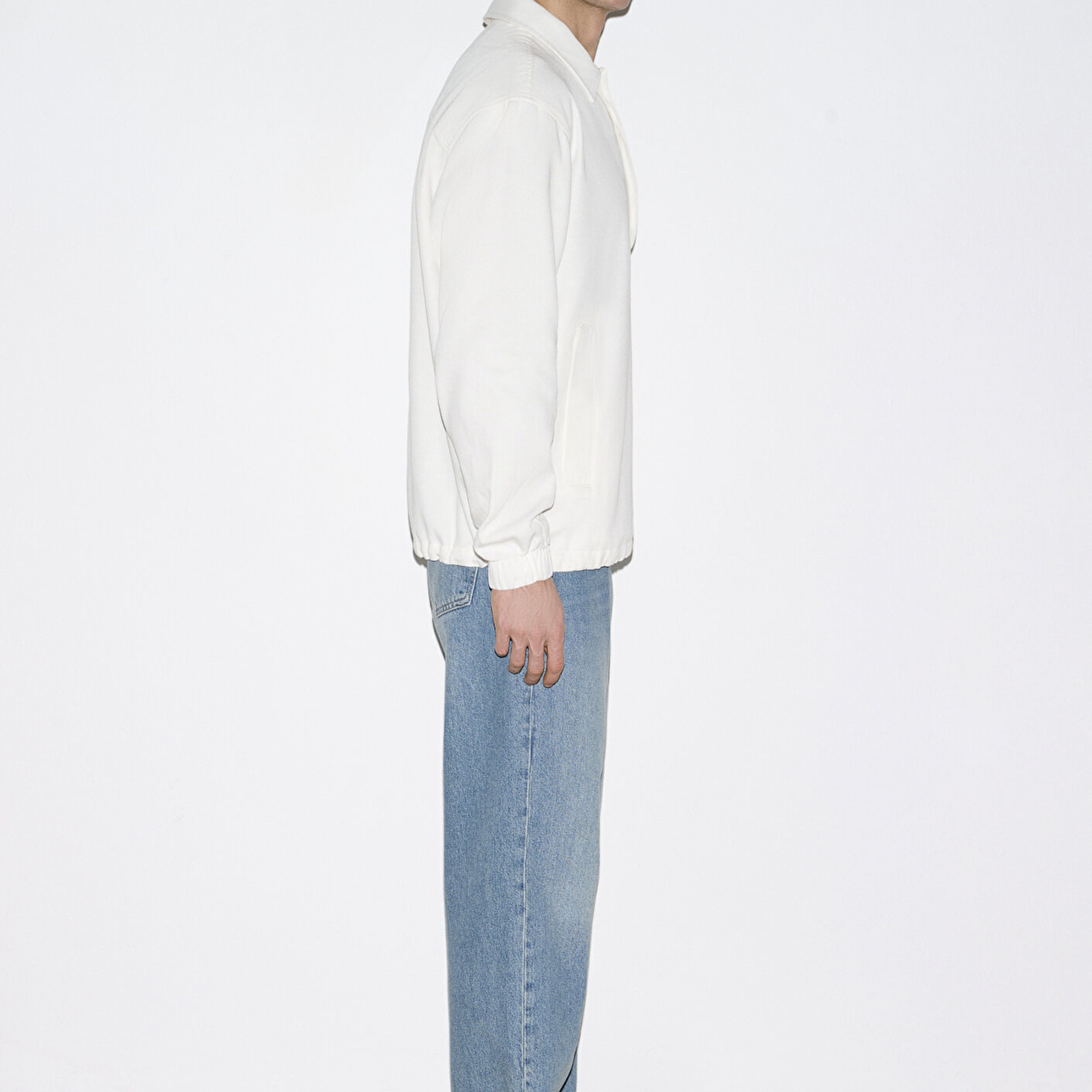 Mavi Ekru Gömlek Oversize / Geniş Kesim 0212008-80194