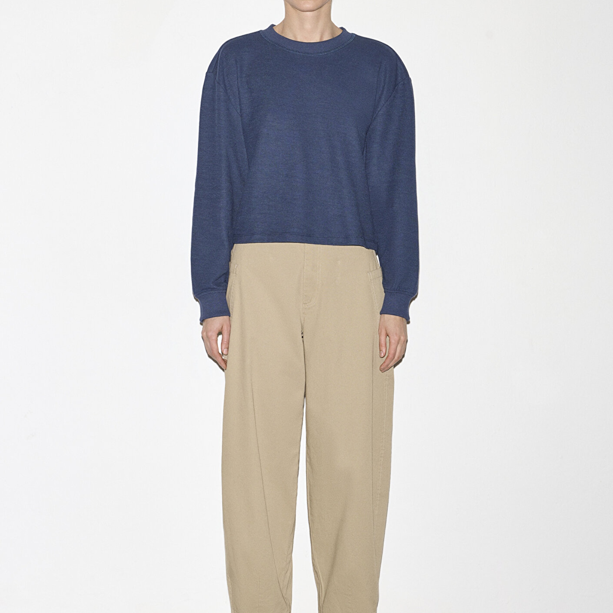 Mavi Bisiklet Yaka Lacivert Sweatshirt 1S10508-70487