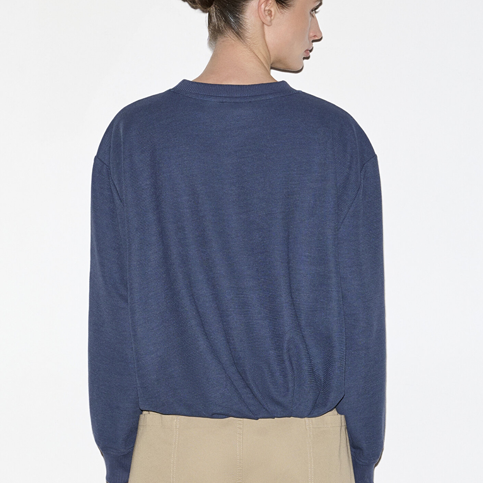 Mavi Bisiklet Yaka Lacivert Sweatshirt 1S10508-70487