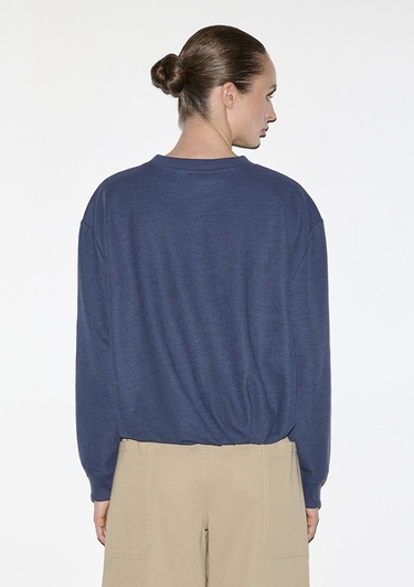  Mavi Bisiklet Yaka Lacivert Sweatshirt 1S10508-70487