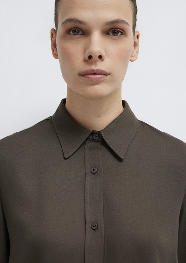  Mavi Kahverengi (TENCEL™) Gömlek Regular Fit / Normal Kesim 1211506-71603