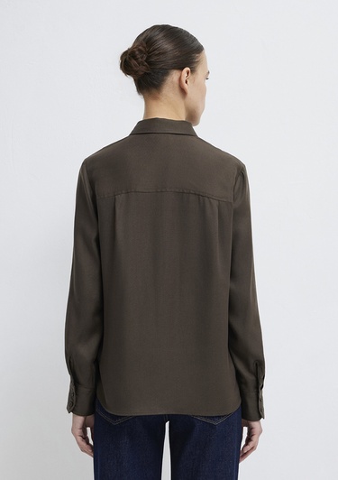  Mavi Kahverengi (TENCEL™) Gömlek Regular Fit / Normal Kesim 1211506-71603