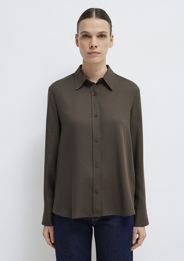  Mavi Kahverengi (TENCEL™) Gömlek Regular Fit / Normal Kesim 1211506-71603