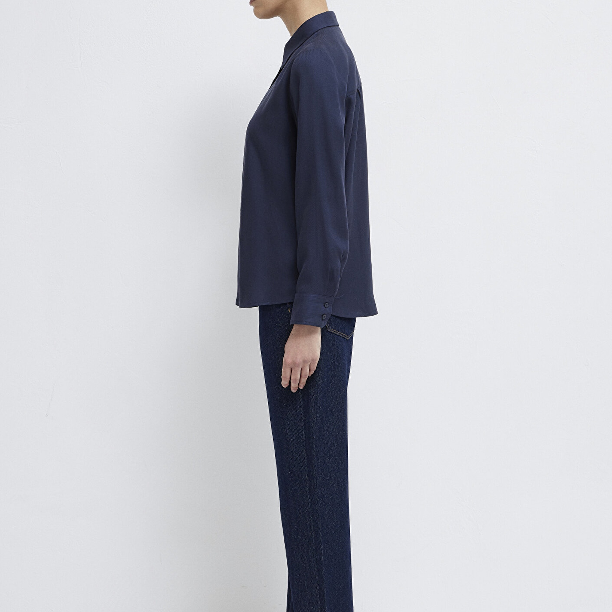 Mavi Lacivert (TENCEL™) Gömlek Regular Fit / Normal Kesim 1211506-70487