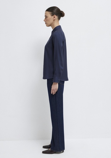  Mavi Lacivert (TENCEL™) Gömlek Regular Fit / Normal Kesim 1211506-70487