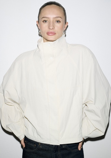  Mavi Dik Yaka Gri Ceket Oversize / Geniş Kesim 1110848-70140