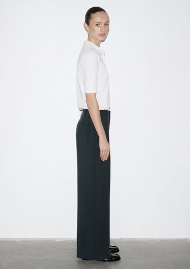  Mavi Lacivert Geniş Paça Pantolon 1011180-91480