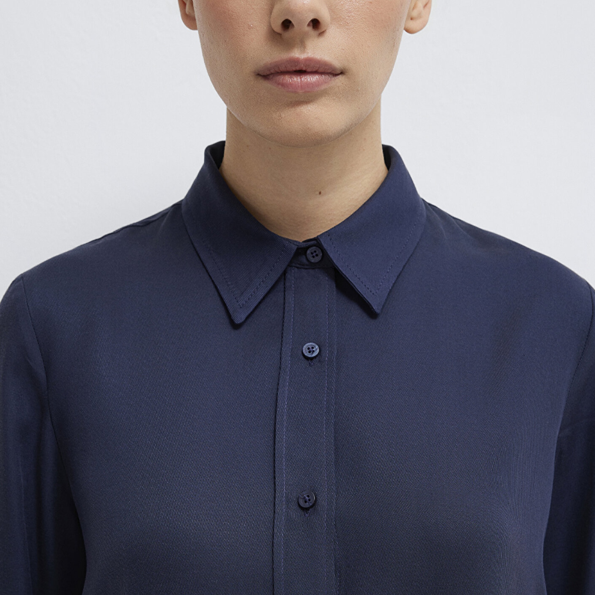 Mavi Lacivert (TENCEL™) Gömlek Regular Fit / Normal Kesim 1211506-70487