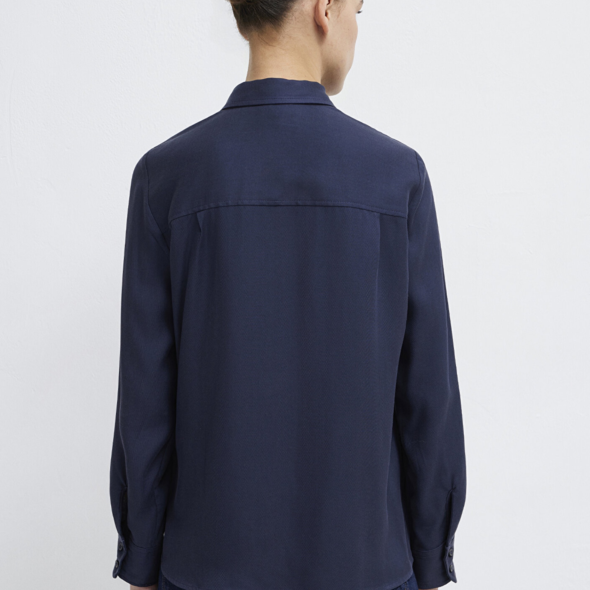 Mavi Lacivert (TENCEL™) Gömlek Regular Fit / Normal Kesim 1211506-70487