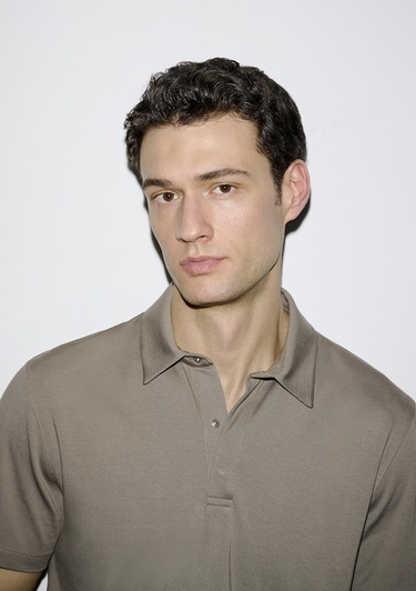  Mavi Hafif ve Esnek Kahverengi Travel Polo Tişört Regular Fit / Normal Kesim 0613225-70352