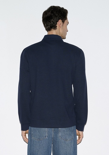  Mavi Esnek Lacivert Travel Polo Sweatshirt 0S10561-70497